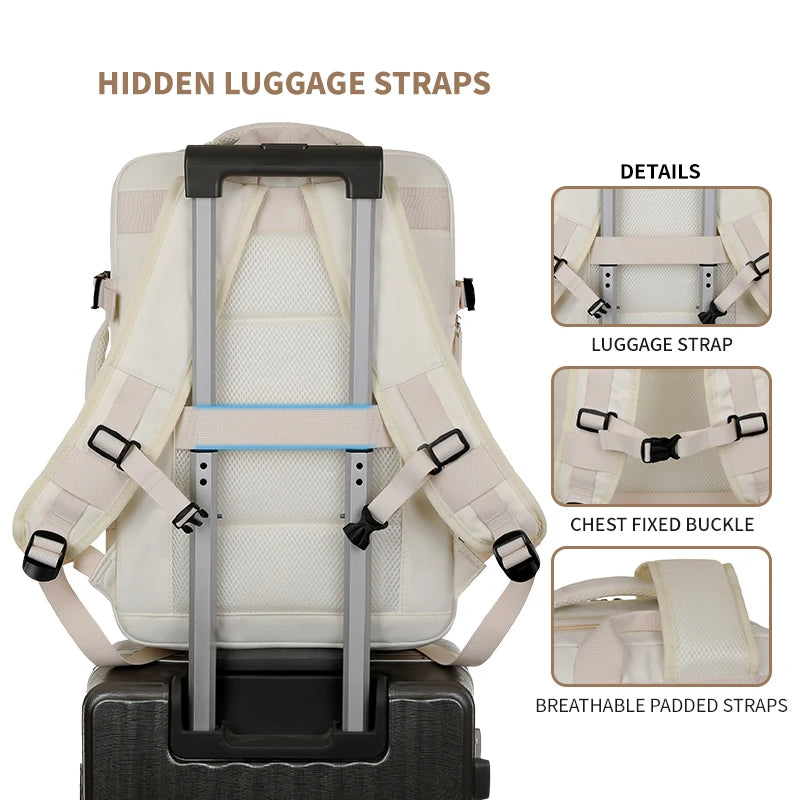 New Model of Airplane-Specific Backpacks, Carry-On Luggage Backpacks, Airplane Travel Laptop Backpacks, Student Backpacks, Unisex Backpacks, Short-Distance Business Trips