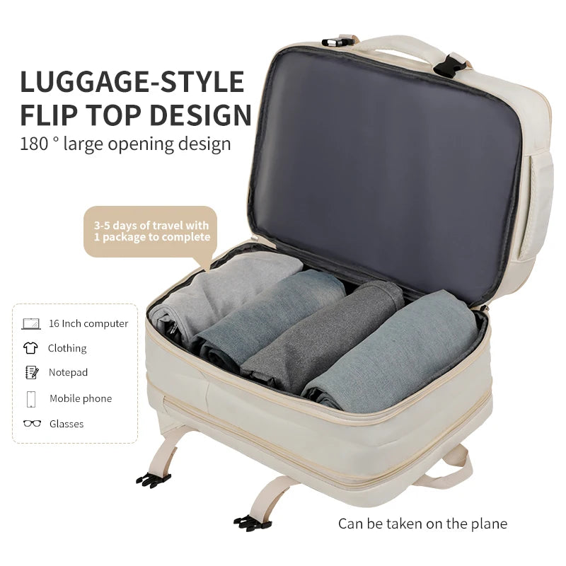 New Model of Airplane-Specific Backpacks, Carry-On Luggage Backpacks, Airplane Travel Laptop Backpacks, Student Backpacks, Unisex Backpacks, Short-Distance Business Trips